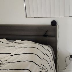 Gray Queen Sized Headboard
