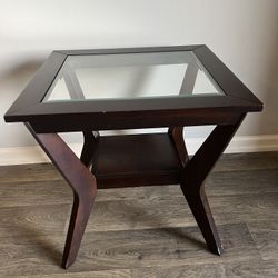 Wood End Table