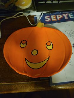 Halloween Pumpkin Ceramic Plate