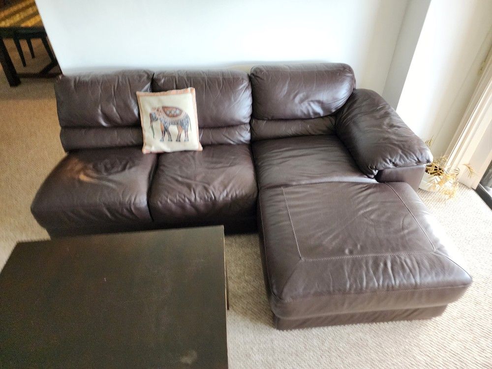 Italian Leather Sofa