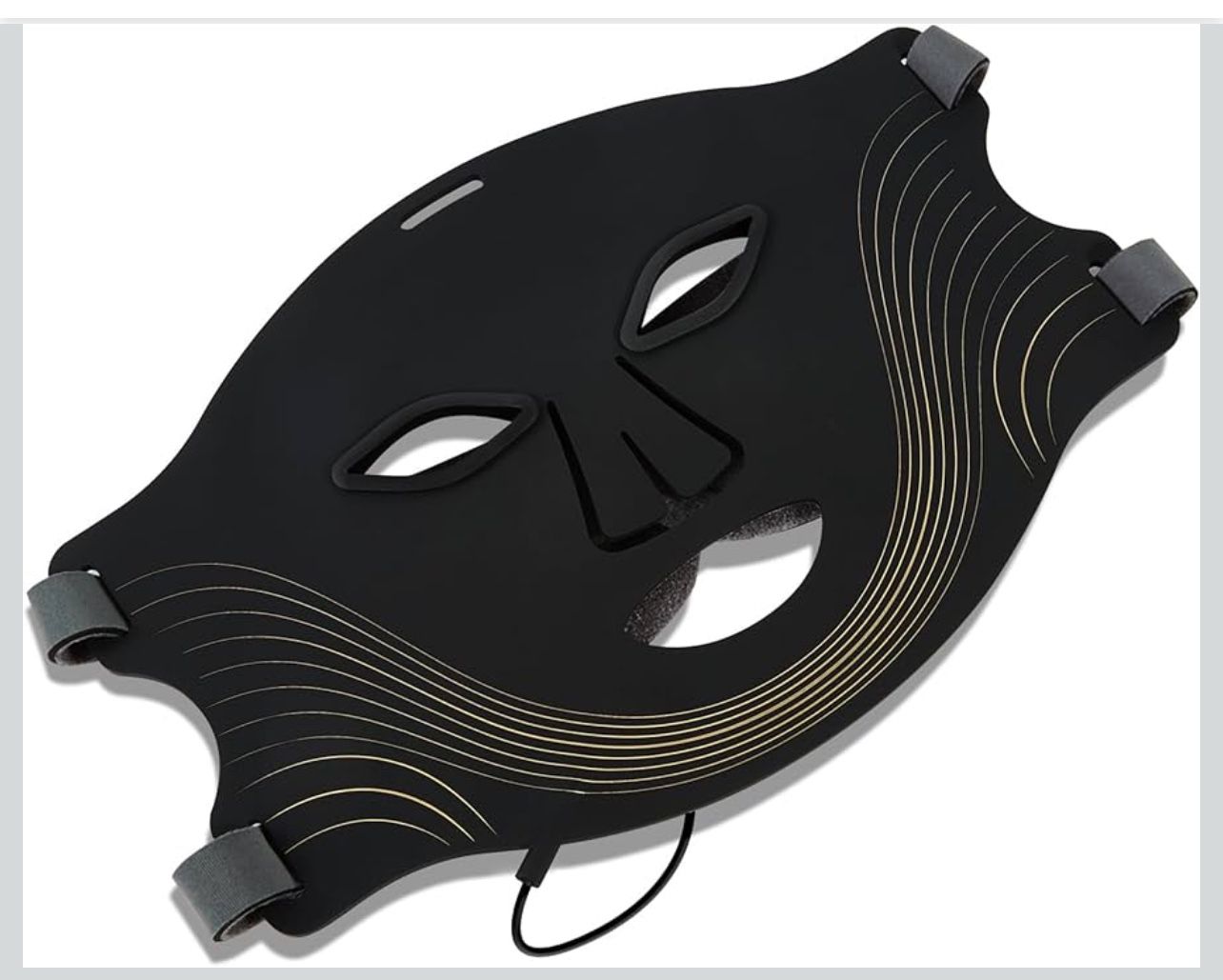 Cordless Red Light Therapy for Face, 7 Modes Led Face Mask Light Therapy with Remote, Near Infrared 880 Red Light Therapy Mask at Home, Wrinkle Reduct