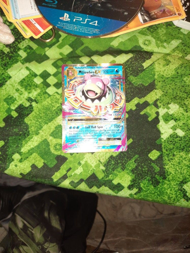 Mega Slow Bro Rare Ex Card Pokemon