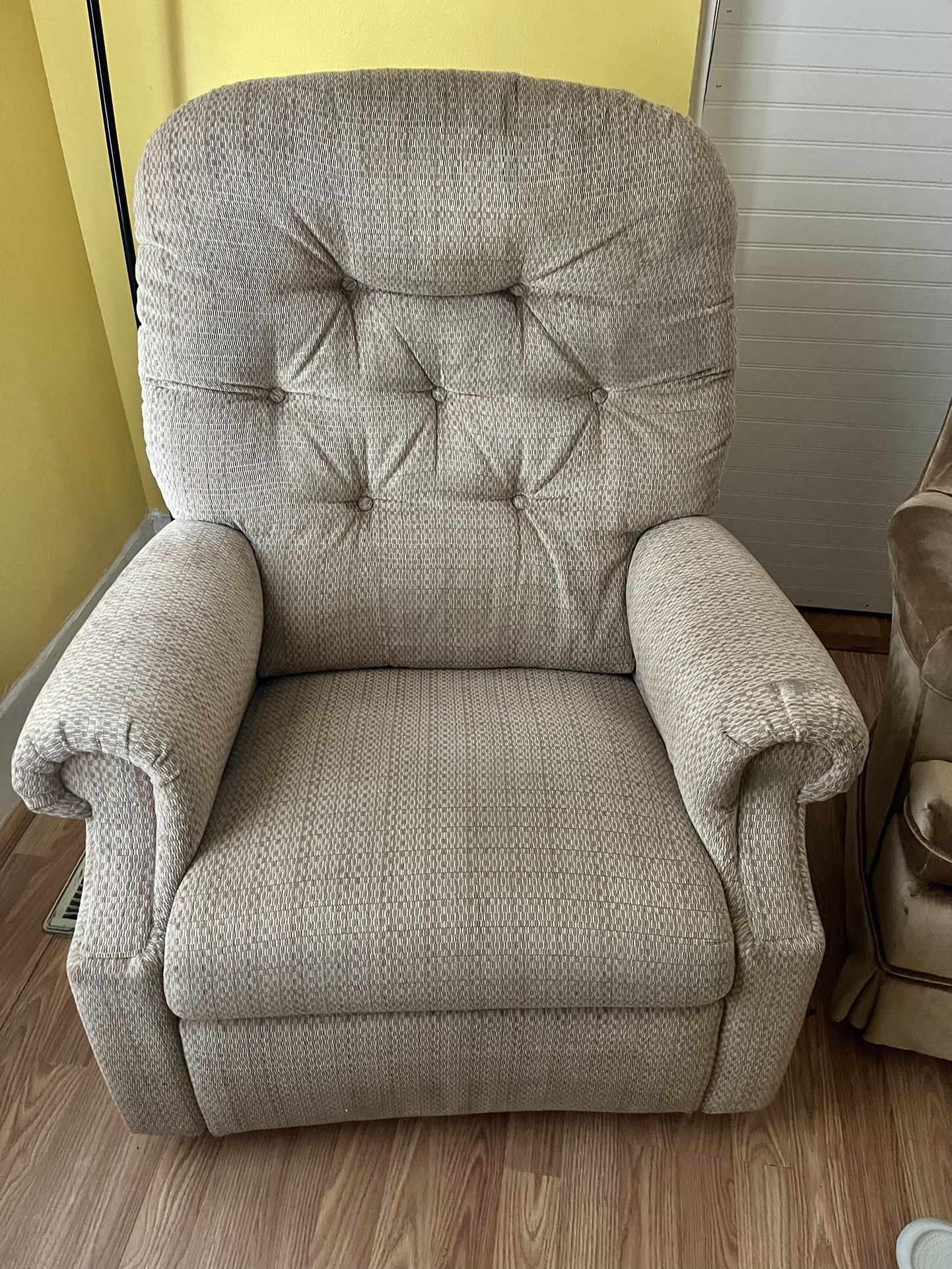 Brown recliner