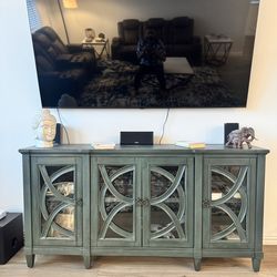 TV console | Pike & Main Hayden 67" Accent Console, Green