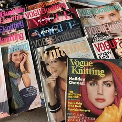Vogue Kniting Magazines From Early Year  2000 And End Of The 90’s.