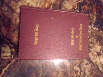 Song And Service Book  For Ship And Field Army And Mavy