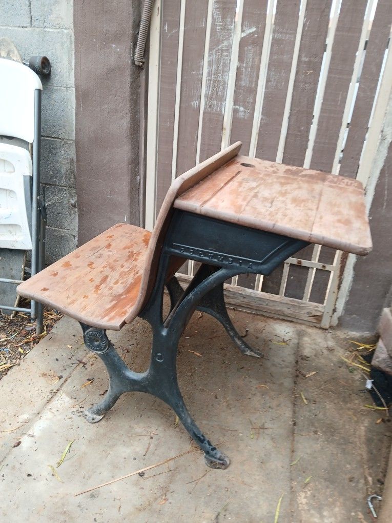 School Desk Childs Antique