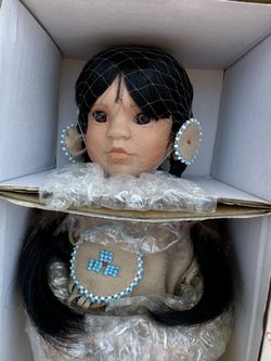 Many Stars Native American Doll