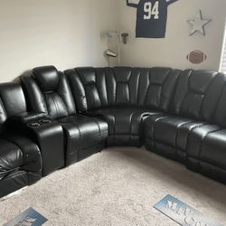Black Sectional 