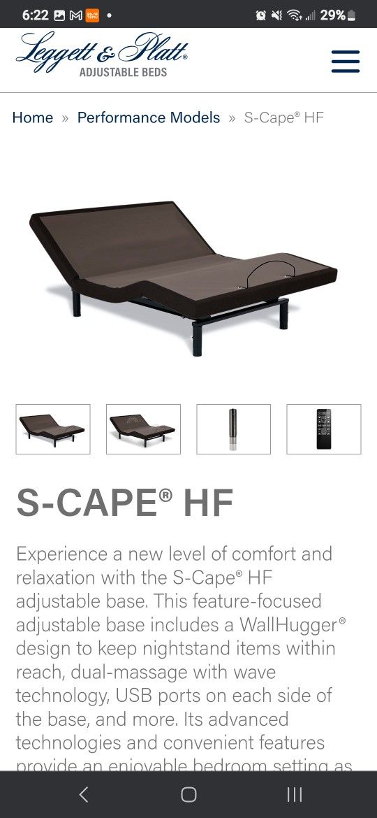 Massage Bed Frame $700