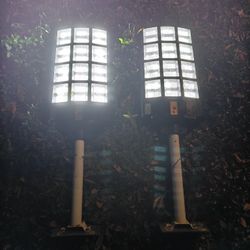Two Solar Powered Lights 