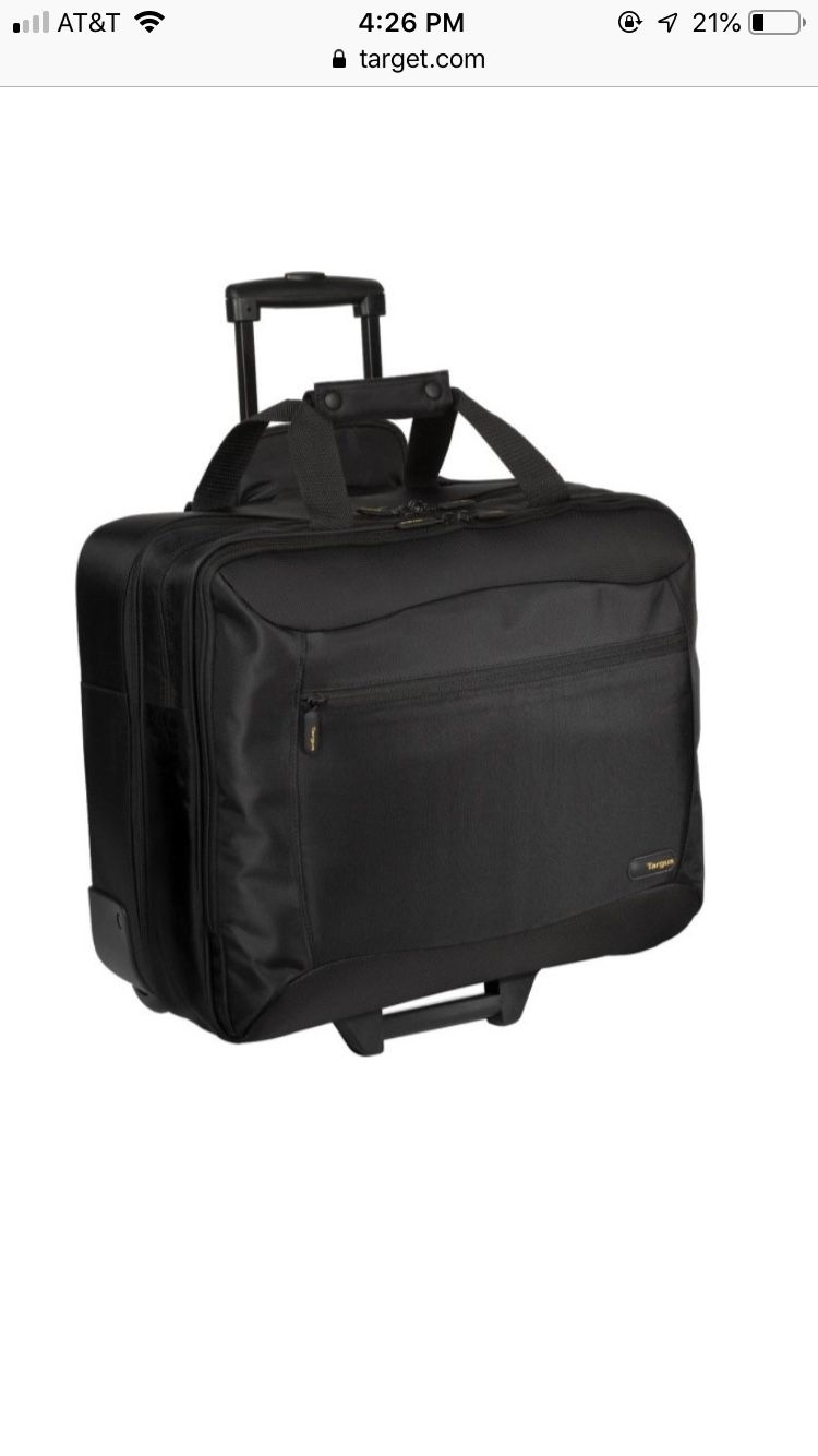 Targus CityGear TCG717 Carrying Case (Roller) for 17.3" Notebook - Black laptop case