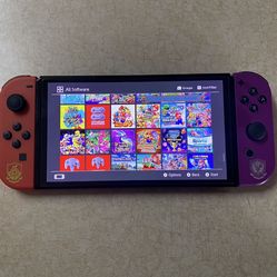 Nintendo Switch OLED version with 100 Switch Games And 7500 Retro Classic Games