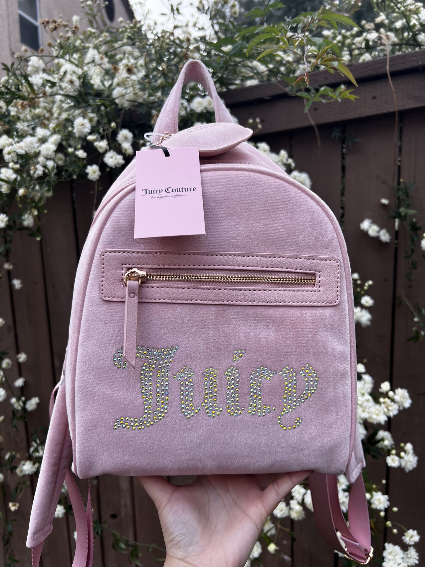 Juicy Couture Pink Diamond Big Spender Backpack 