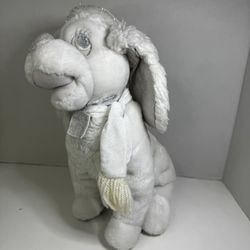 Lady And The Tramp Walt Disney Store Snowflake Pals Lady Plush 12" White Silver