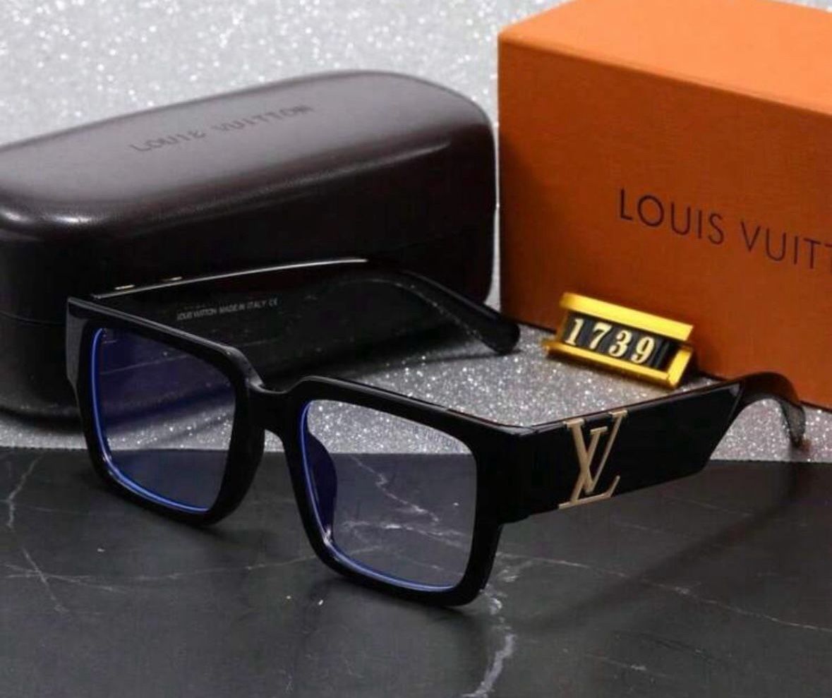 Brand New LV Clear Lens Black Frame $100