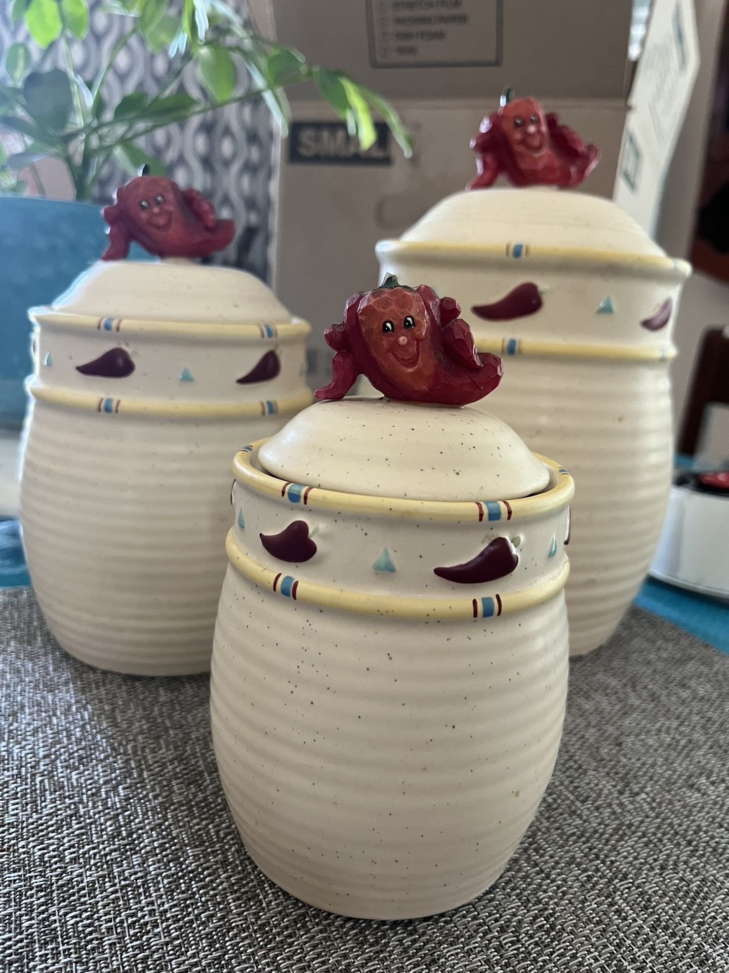 Chili 🌶 Pepper Canister Set