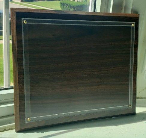 Walnut Plaque