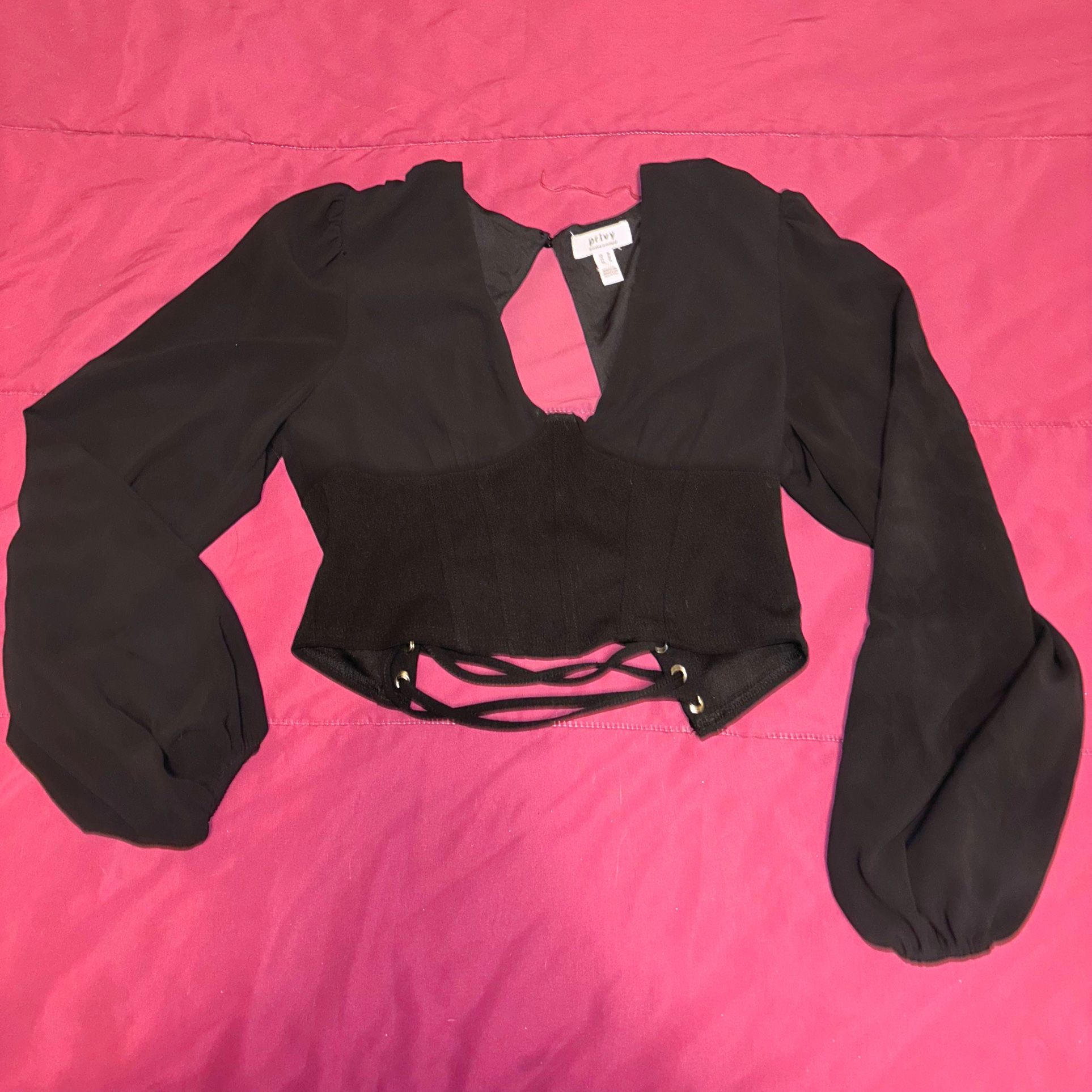 Black Corset Top