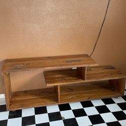 Wooden Bookcase-Tv Console 