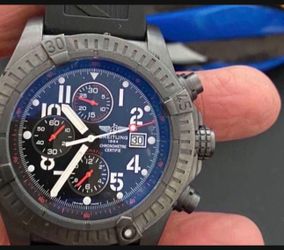 Breitling limited edition super avenger black steel