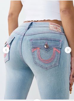 Becca Mid Rise Multi-Stitch Flap Bootcut Jean
