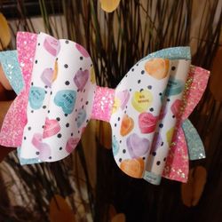Valentine's Little Girls hair Bows