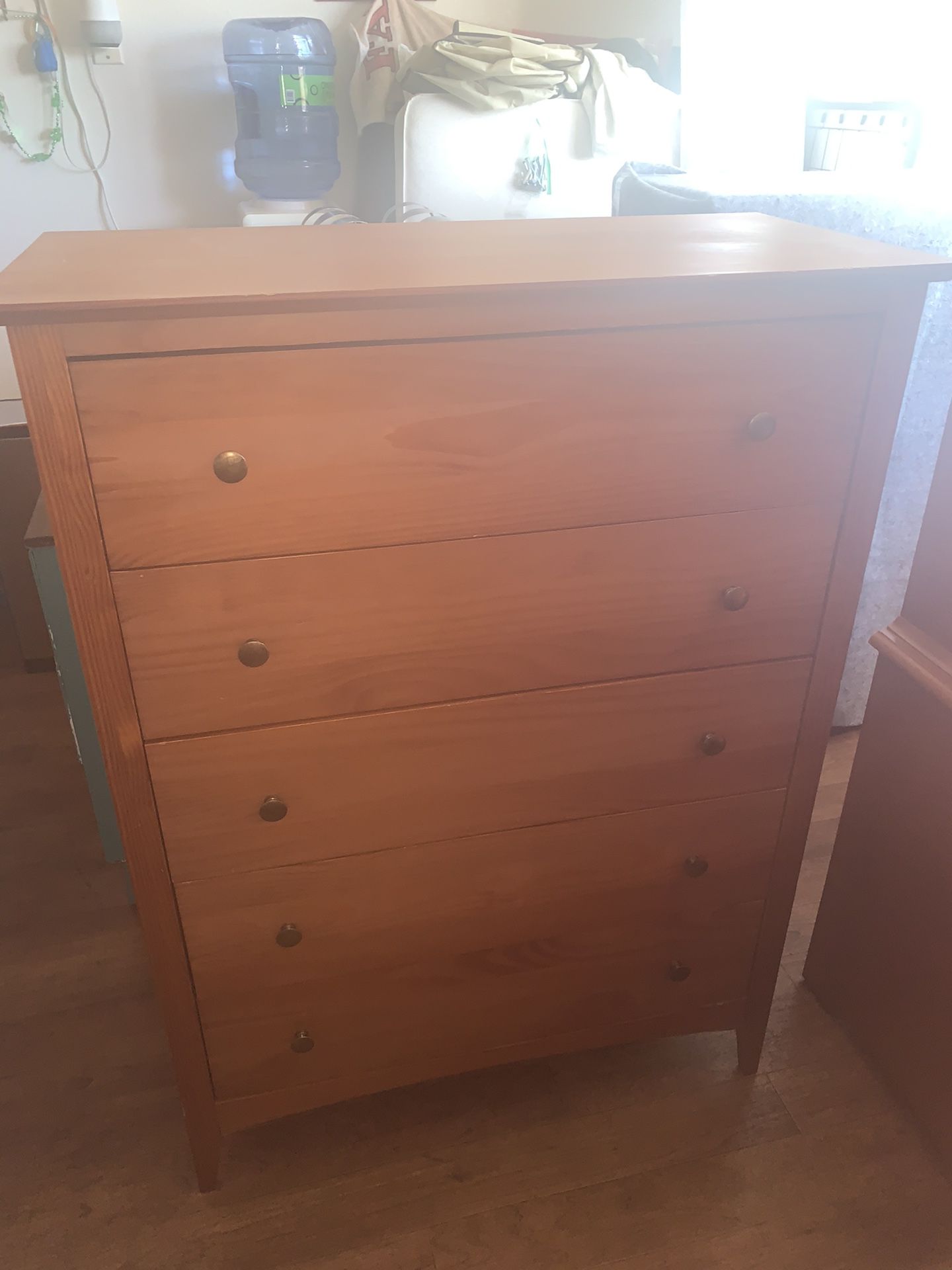 Real wood 5 drawers dresser