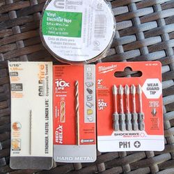 Impact Bits, Drill Bits