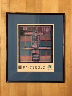 Rare Microprocessor Framed Photo
