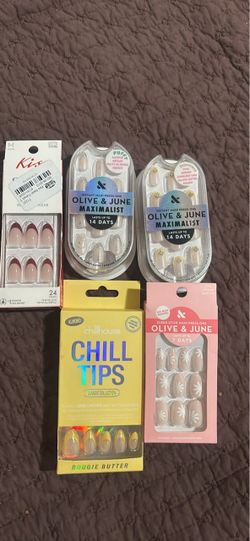 Press-On Nail Sets Bundle – 5 Packs