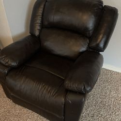 Sofa Recliner Dark Brown 