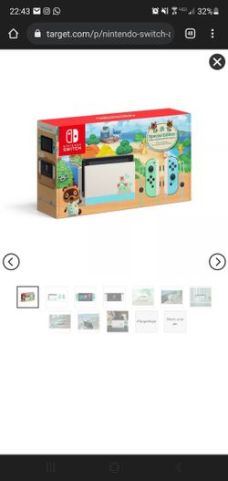 Nintendo Switch Animal Crossing