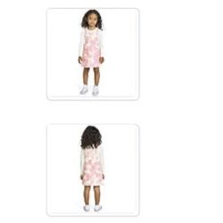 Toddler Girls Levi Overall Dress With Shirt