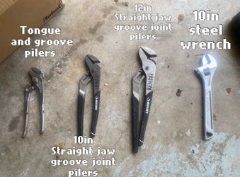 Silver tool kit, variety of tools
