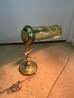 Antique brass Piano Art lamp