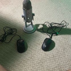 Yeti mic, Glorious model O mouse, Alien ware mouse