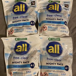 All Free Clear Mighty Pacs detergent