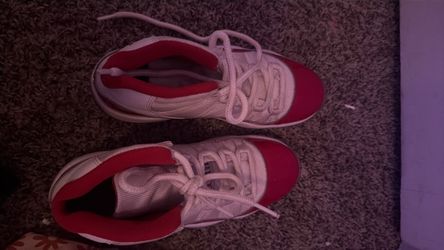 Air Jordan 11 Red and White Sneakers