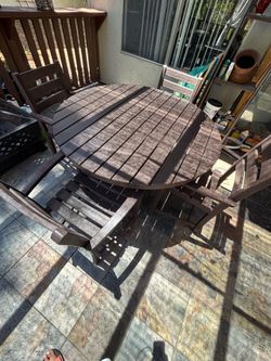 Patio table & chairs