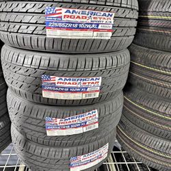 Vendo set de llantas nuevas 225/55R18 marca American