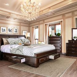 4-PCS Queen Size Bedroom Set In Offer 🔥🔥🔥