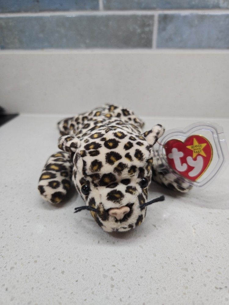 Ty Beanie Babies Freckles the Spotted Leopard Plush Toy