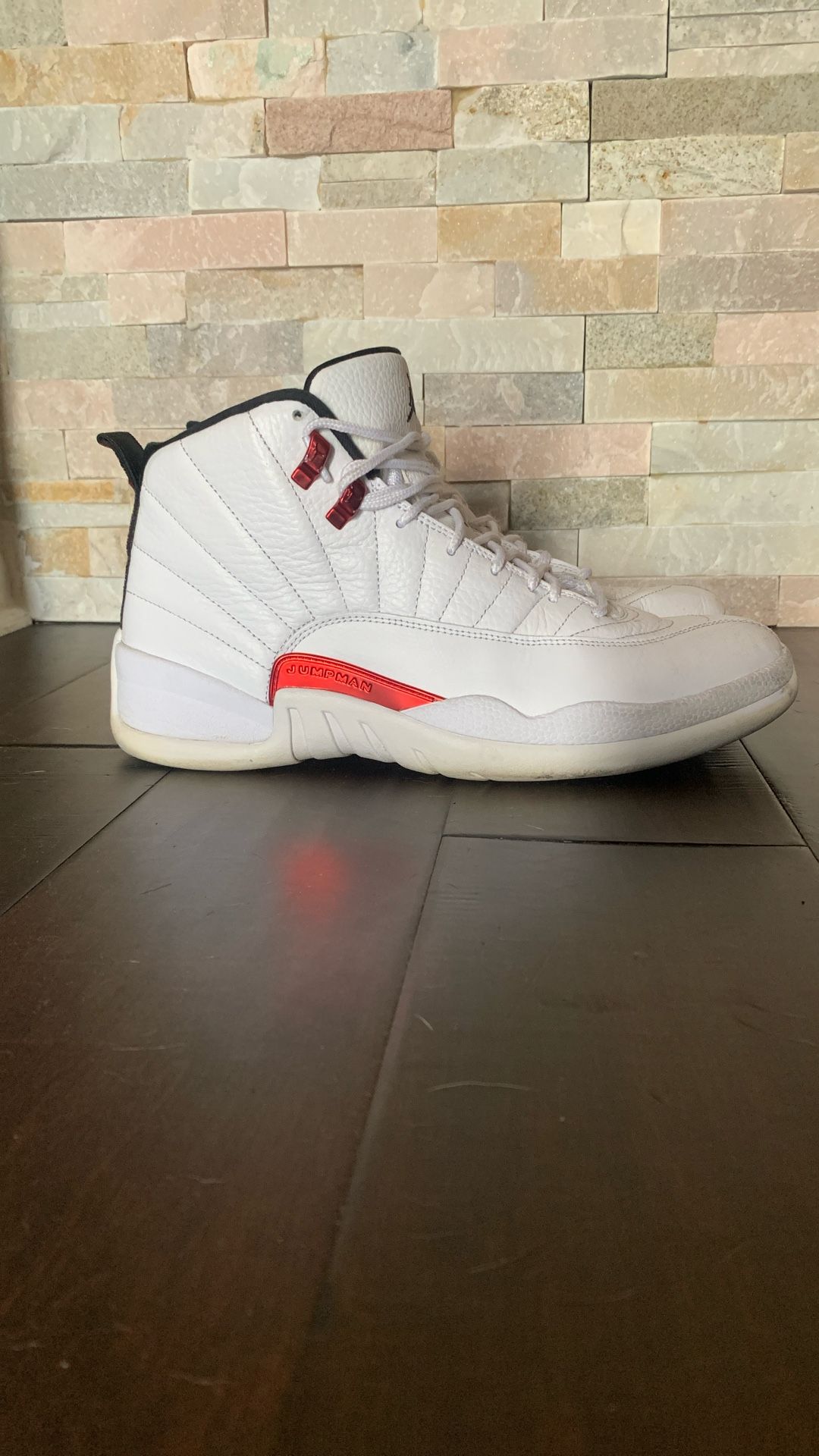 Air Jordan Retro 12 Twist Red/White Size 10.5