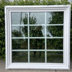 Double Paned Window With Internal Grid