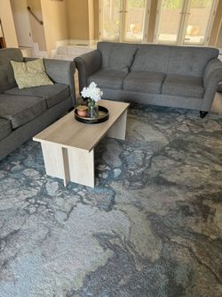 2 Grey Sofas 84 Inch 