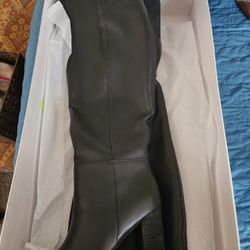 Black Leather Boots  Sz 11 B