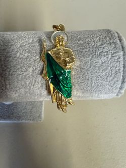 ORO LAMINADO/ GOLD FILLED BRACELET SAN JUDAS 9 INCHES