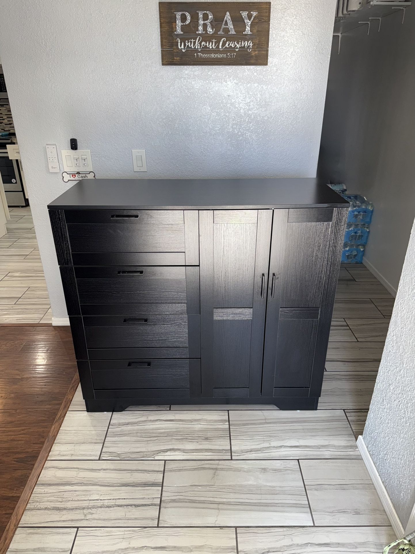 BRAND NEW!! Black Dresser/Armoire