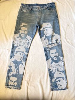 blue denim asaali jeans size 34